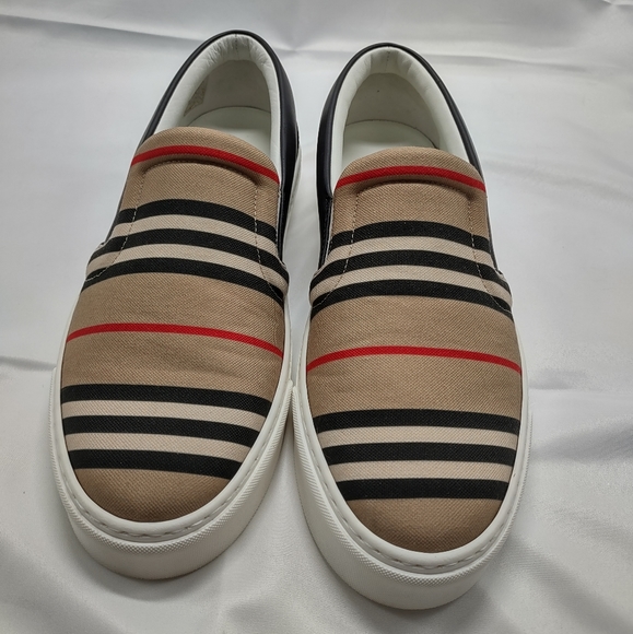 Burberry Thompson Stripe Icon Men's Sneaker - Picture 4 of 11